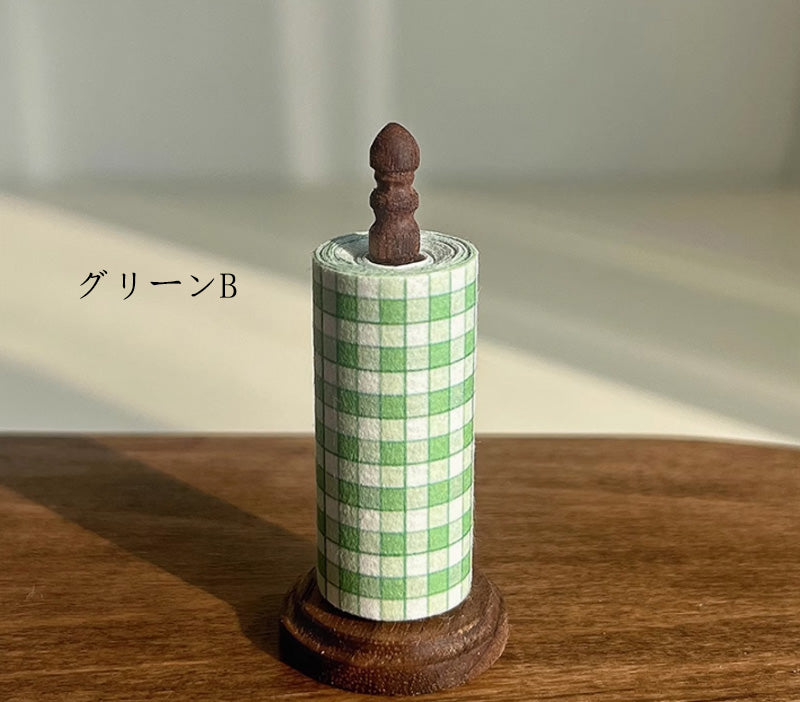 ドールハウス ミニチュア キッチンペーパー スタンド 卓上タイプ