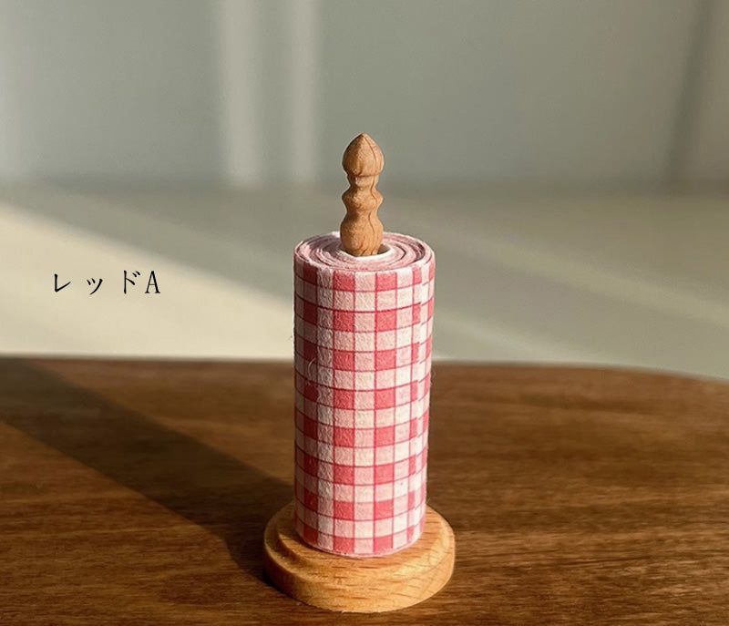 ドールハウス ミニチュア キッチンペーパー スタンド 卓上タイプ アクセサリー