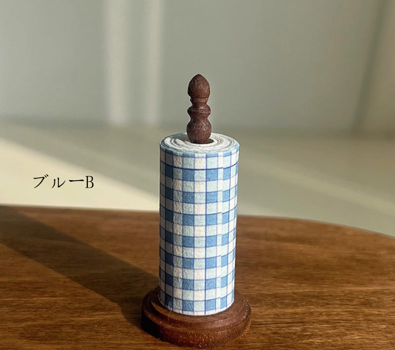 ドールハウス ミニチュア キッチンペーパー スタンド 卓上タイプ