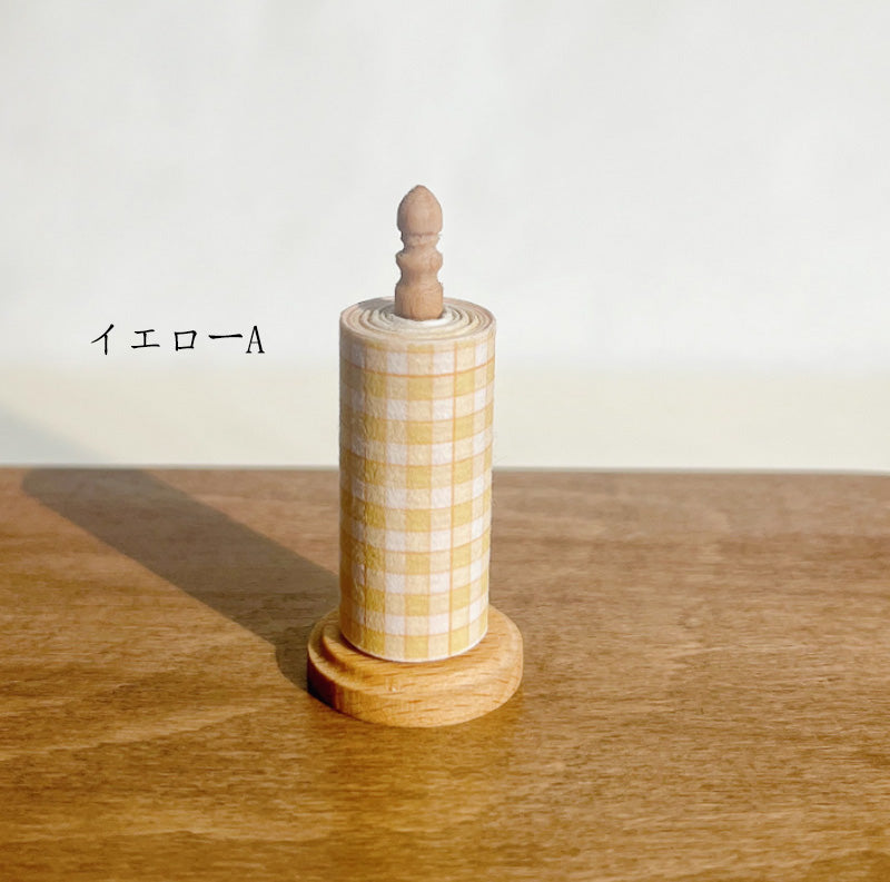 ドールハウス ミニチュア キッチンペーパー スタンド 卓上タイプ アクセサリー