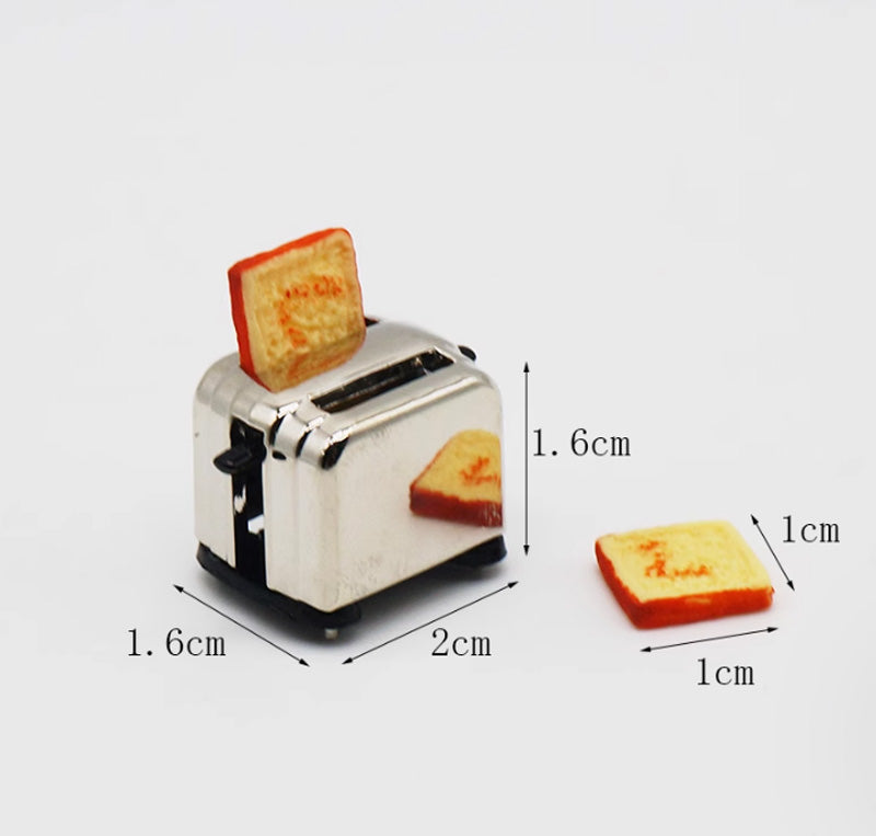 トースター 食パン ミニチュア 食玩 ドールハウス