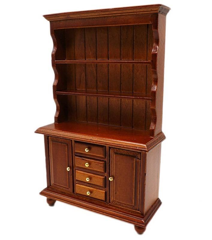 ミニチュア家具 ドールハウス 本棚 キャビネット シェルフ 棚