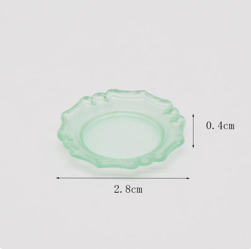 プレート ミニチュア 食器 皿 ドールハウス キッチン小物