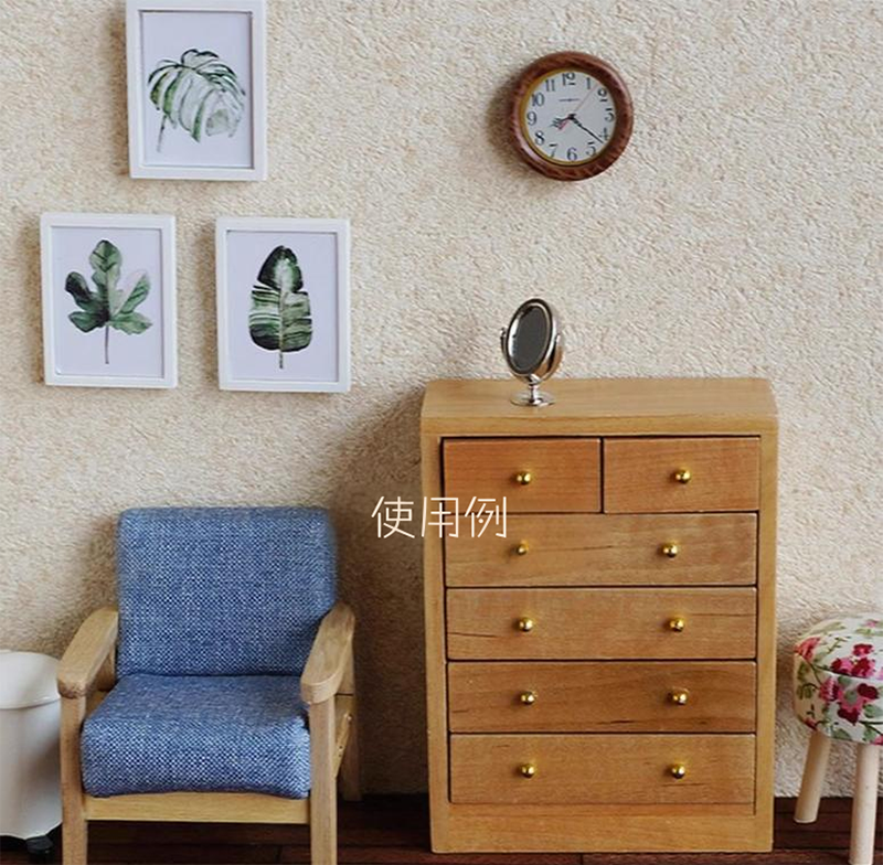 ミラー 鏡 ミニチュア ドールハウス 化粧鏡