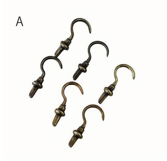 ミニチュアフック 金属フック ドールハウス 壁掛けフック