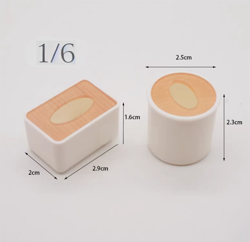 ティッシュボックス ミニチュア ティッシュケース ドールハウス ドール小物 生活雑貨