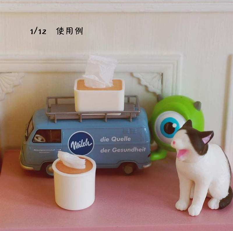 ティッシュボックス ミニチュア ティッシュケース ドールハウス