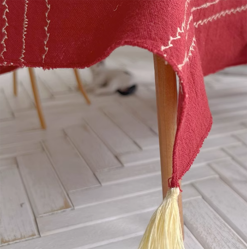 ミニチュアテーブルクロス クリスマス ドールハウス テーブルクロス ドールハウス用 冬雑貨