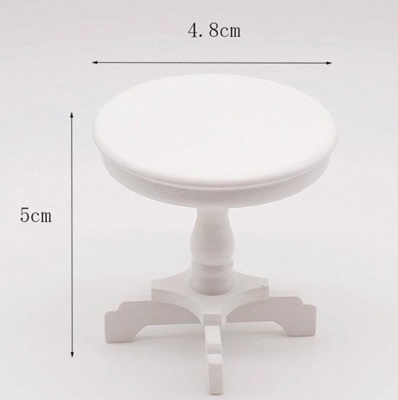 ミニチュアラウンドテーブル ドールハウス ミニチュア 家具 テーブル 円形