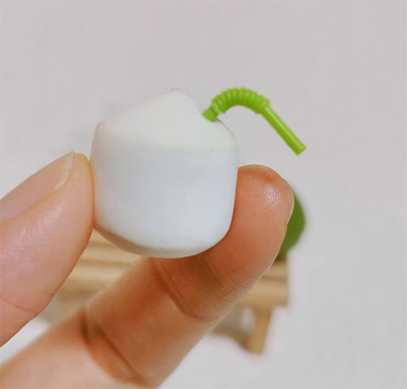 ココナッツ ミニチュア 食品サンプル ドールハウス ミニチュア小物 ミニチュアフード