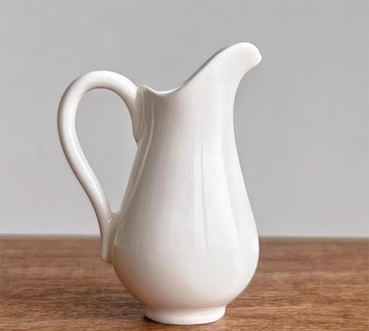 ミニチュア 花瓶 ミルクジャー 陶器 ドールハウス ピッチャー テーブル雑貨 アンティーク風