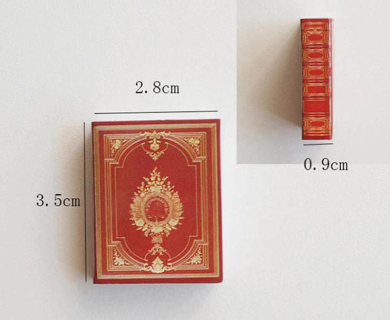 ミニチュア本 ドールハウス 小物 ミニチュア雑貨 豆本