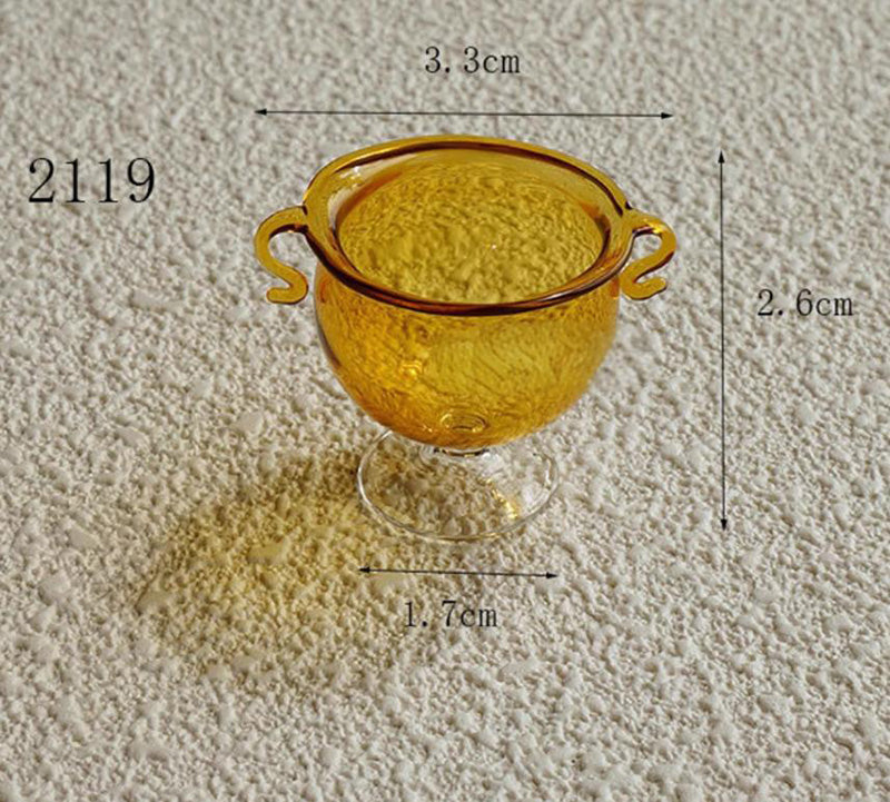 花瓶 ガラスかびん ミニチュア ガラスフラワーベース ドールハウス