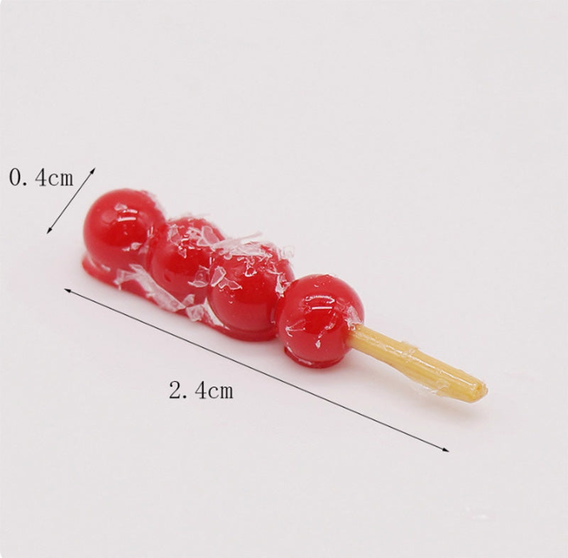 お団子 フルーツ飴 タンフル ドールハウス ミニチュア 小物
