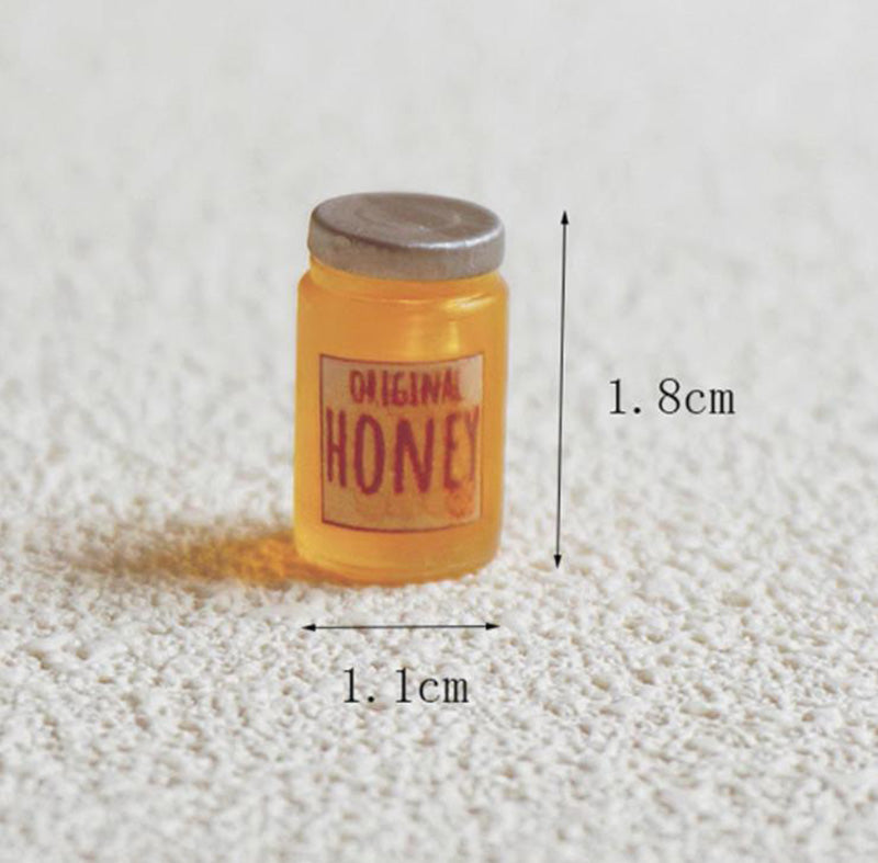 ジャム 瓶 苺ジャム 蜂蜜ジャム ミニチュア ドールハウス