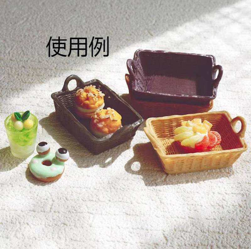 ミニチュアバスケット ミニチュア ドールハウス ドール小物
