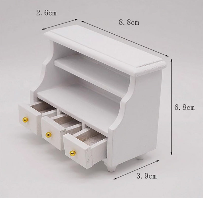 ドールハウス 家具 1/12 ミニチュア 木製 チェスト