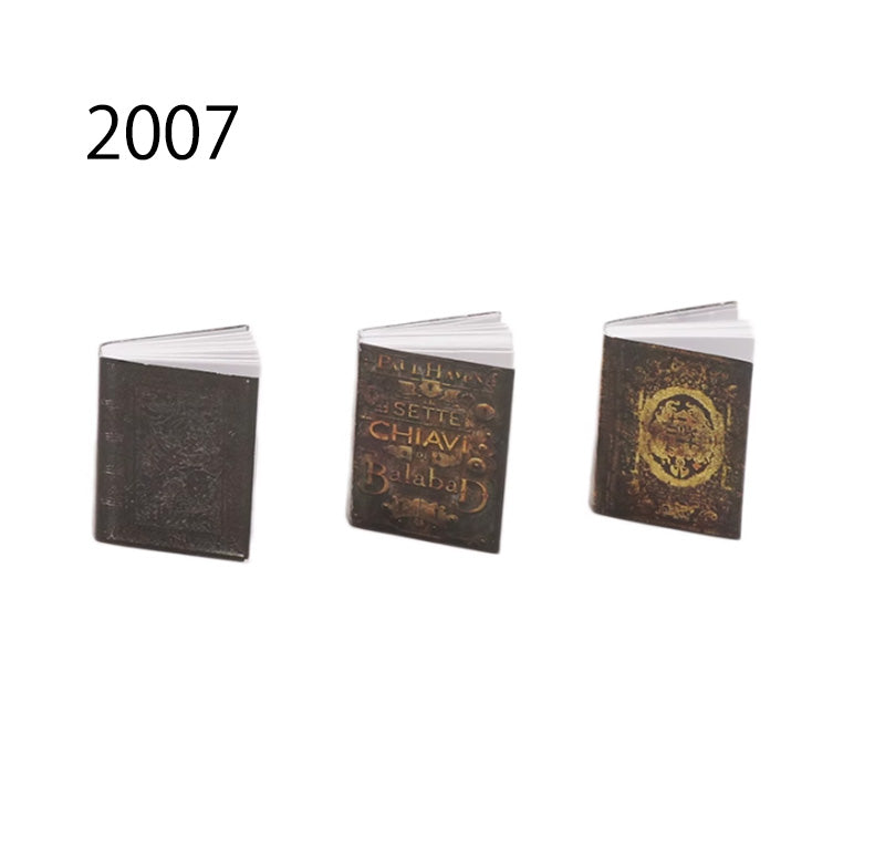 ミニチュア ドールハウス ミニチュア本 豆本 ペーパークラフト