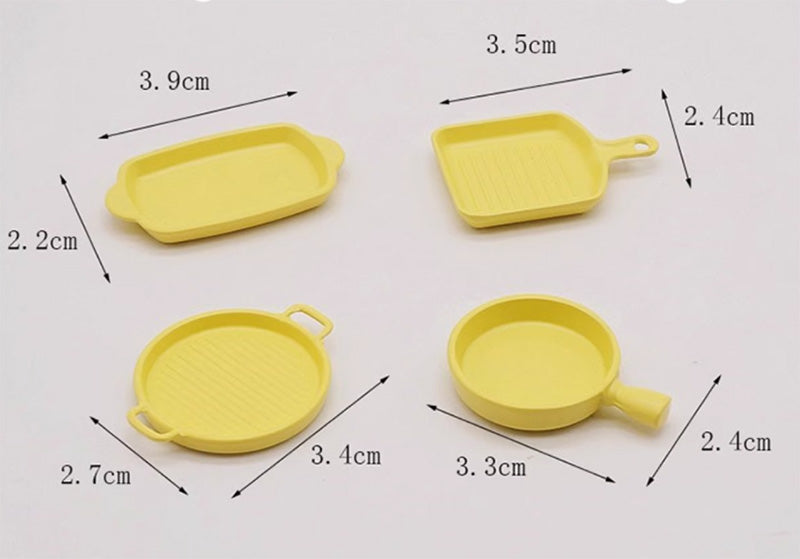 ミニチュア 食器 セット プレート 4点