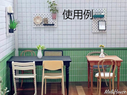 ドールハウス ミニチュア シール式壁紙 