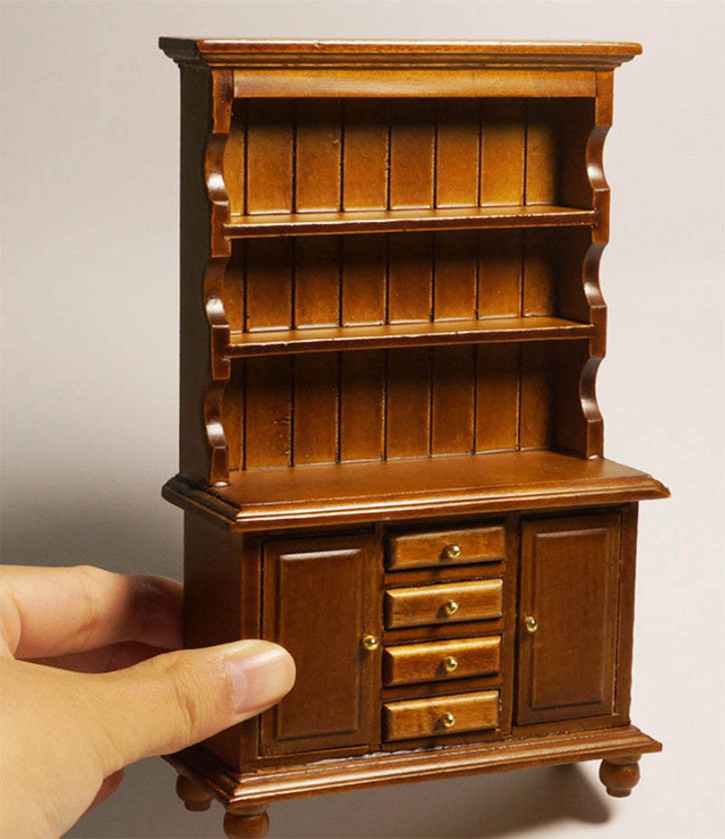 ミニチュア 本棚 木製 ドールハウス