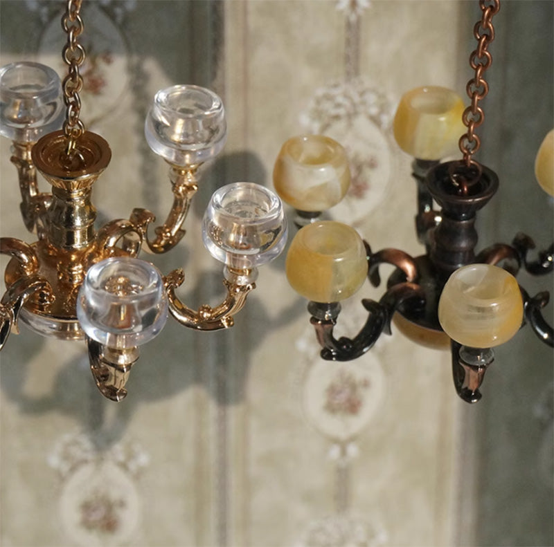 ミニチュア シャンデリア ドールハウス