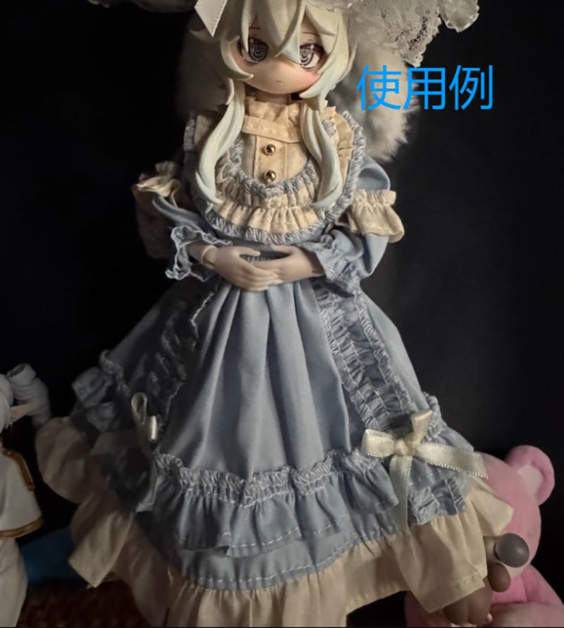 BJDドール服 ロリィタ ワンピース ヘッドドレス