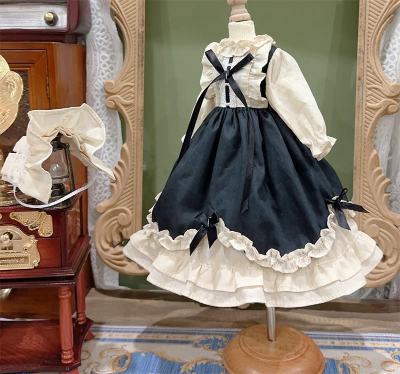 BJDドール服 ロリータ ワンピース セット