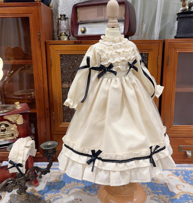 BJDドール服  1/3 1/4 1/6 フリルワンピース