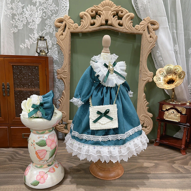 BJD ドール服 レトロ ロリータ ドレス