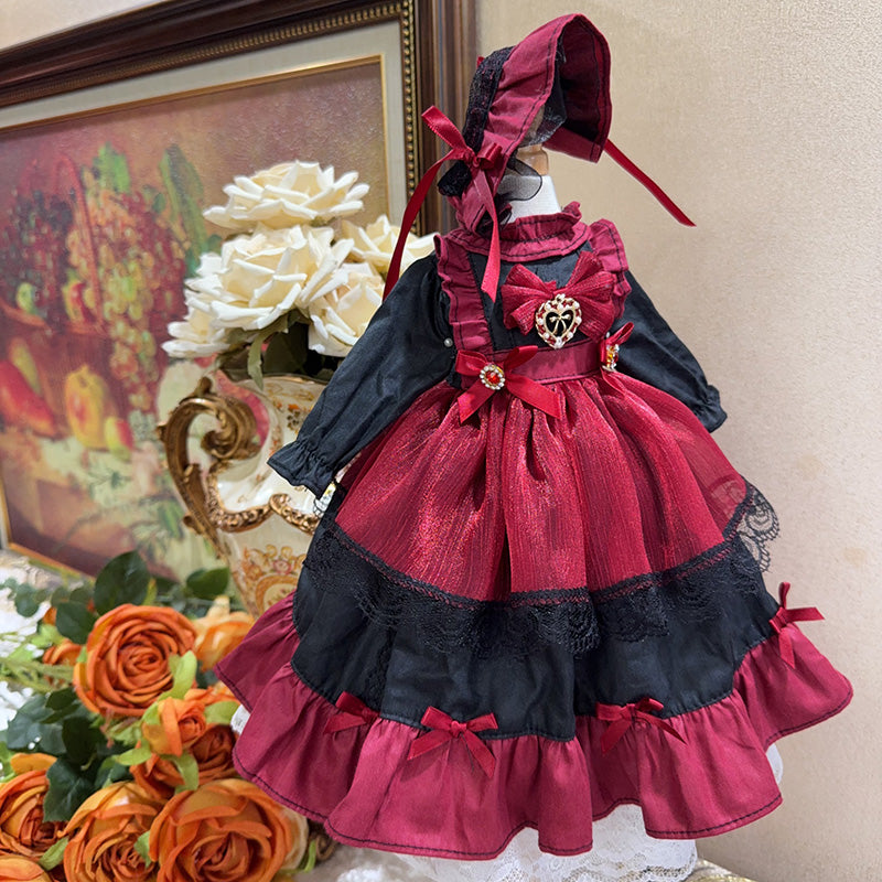 ドール服 ゴシックロリータ風 BJD ドール用衣装