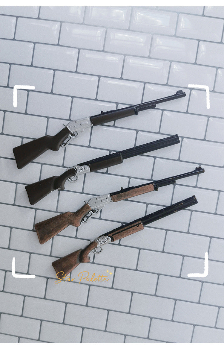 ミニチュア銃 ライフル 銃模型 ドールハウス 1/6