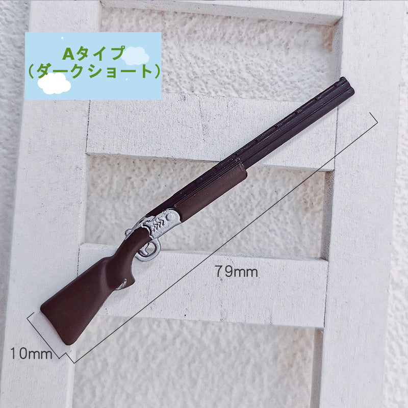 ミニチュア銃 ライフル 銃模型 ドールハウス 1/6 1/12