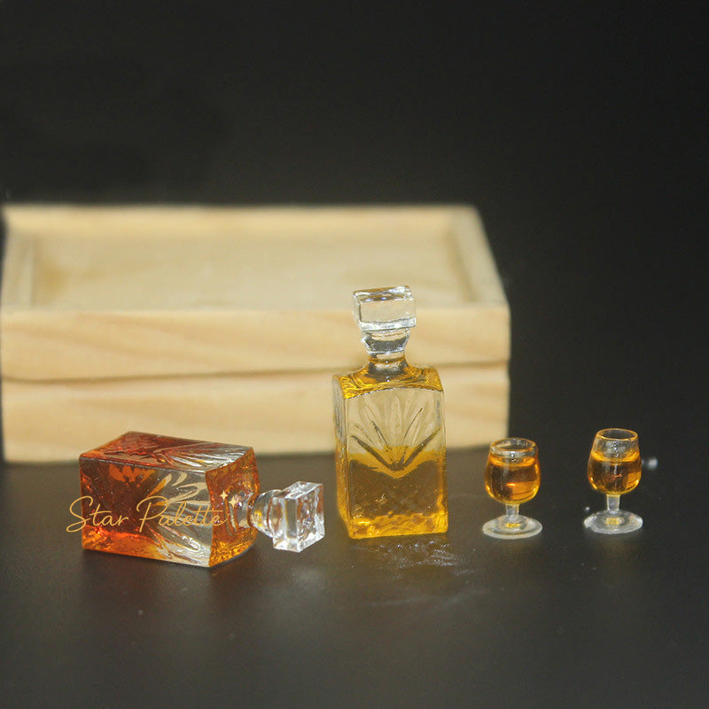 ミニチュア 洋酒セット 1/12 ドールハウス用