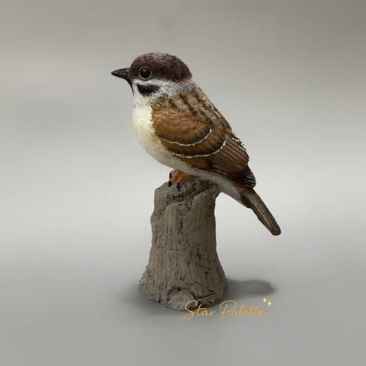 野鳥 フィギュア スズメ