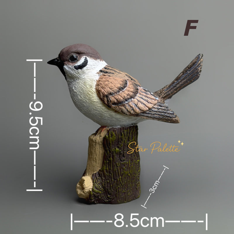 野鳥 フィギュア スズメ 鳥 置物 インテリア