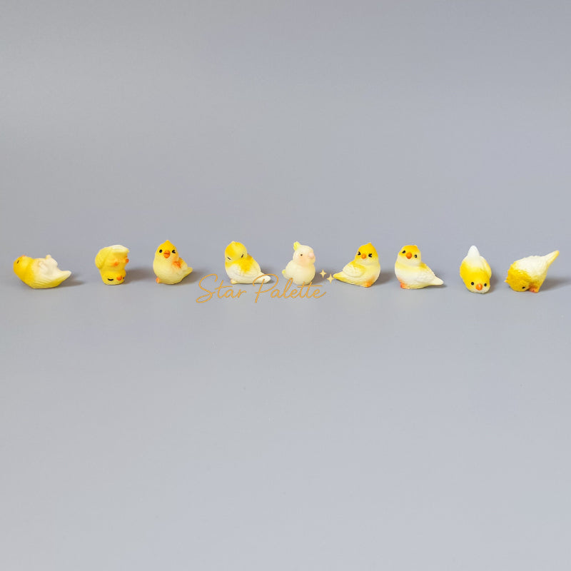 置物 インコ 小鳥 全9種セット ラブバード ミニフィギュア