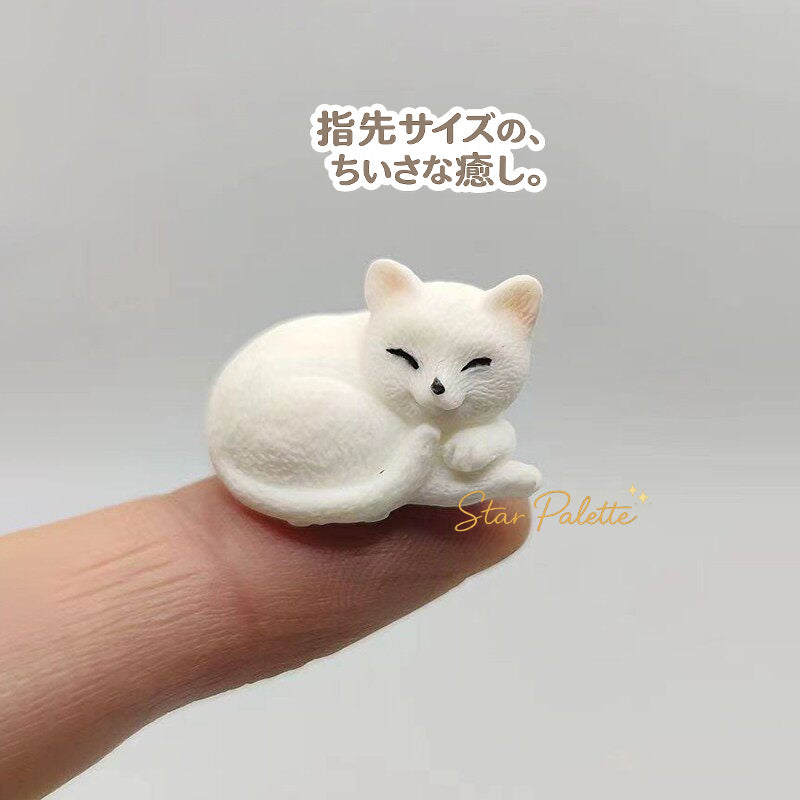 猫 ミニフィギュア 置物  5匹セット