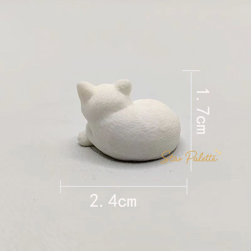 猫 ミニフィギュア 置物  5匹セット ミニチュア
