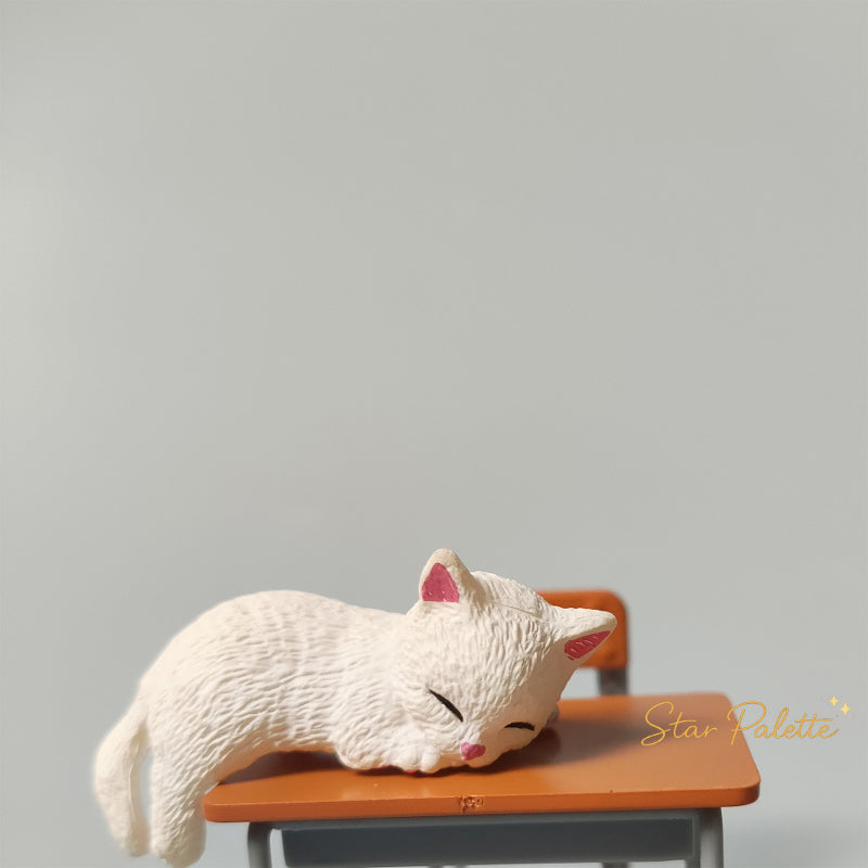 ミニチュア家具 学校机 椅子セット ドールハウス 家具