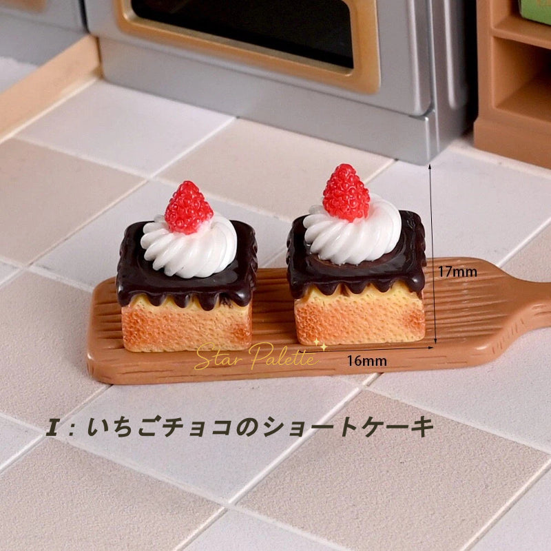 ミニチュアスイーツ フェイクケーキセット 1/12全9種 