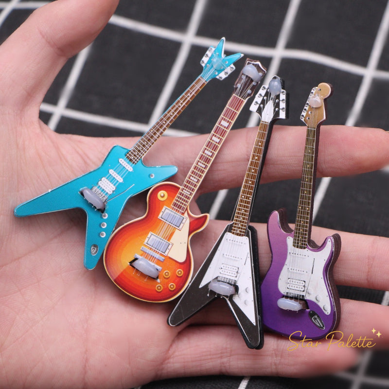 ミニチュア エレキギター ドールハウス ギター 楽器