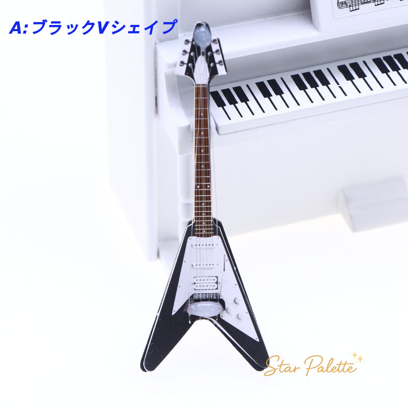 ミニチュア エレキギター ドールハウス ギター 楽器 