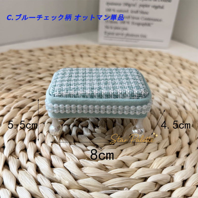 ミニチュア ソファ オットマン フロアランプ ドールハウス 家具