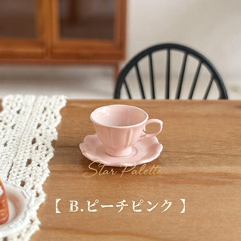 ミニチュア食器 1/12 1/6 カップ＆ソーサー