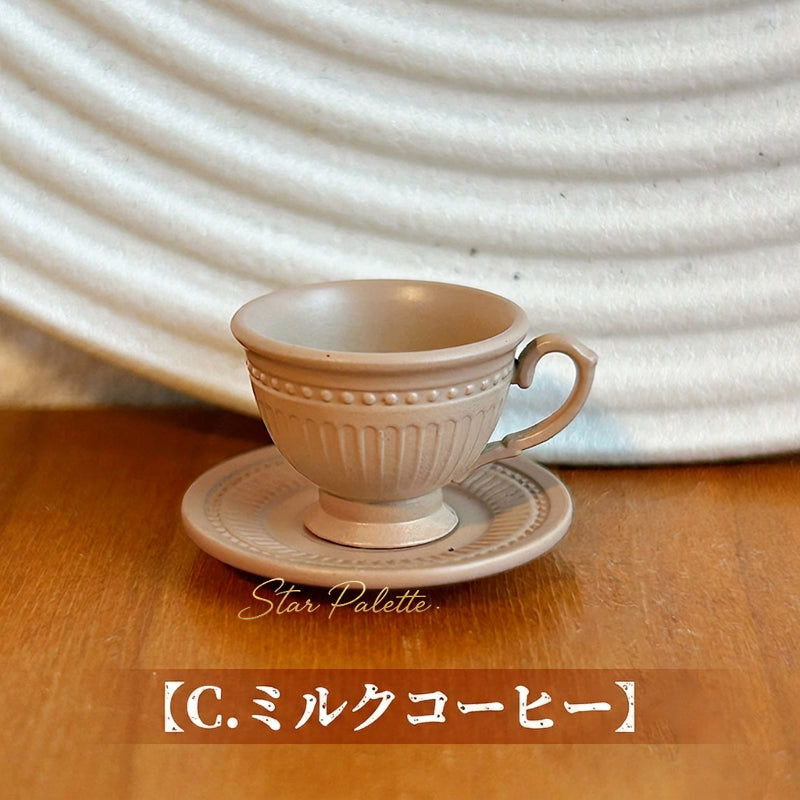 ミニチュア コーヒーカップ＆ソーサー セット 1/6 1/12対応